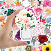 Blumen-Aufkleberpaket